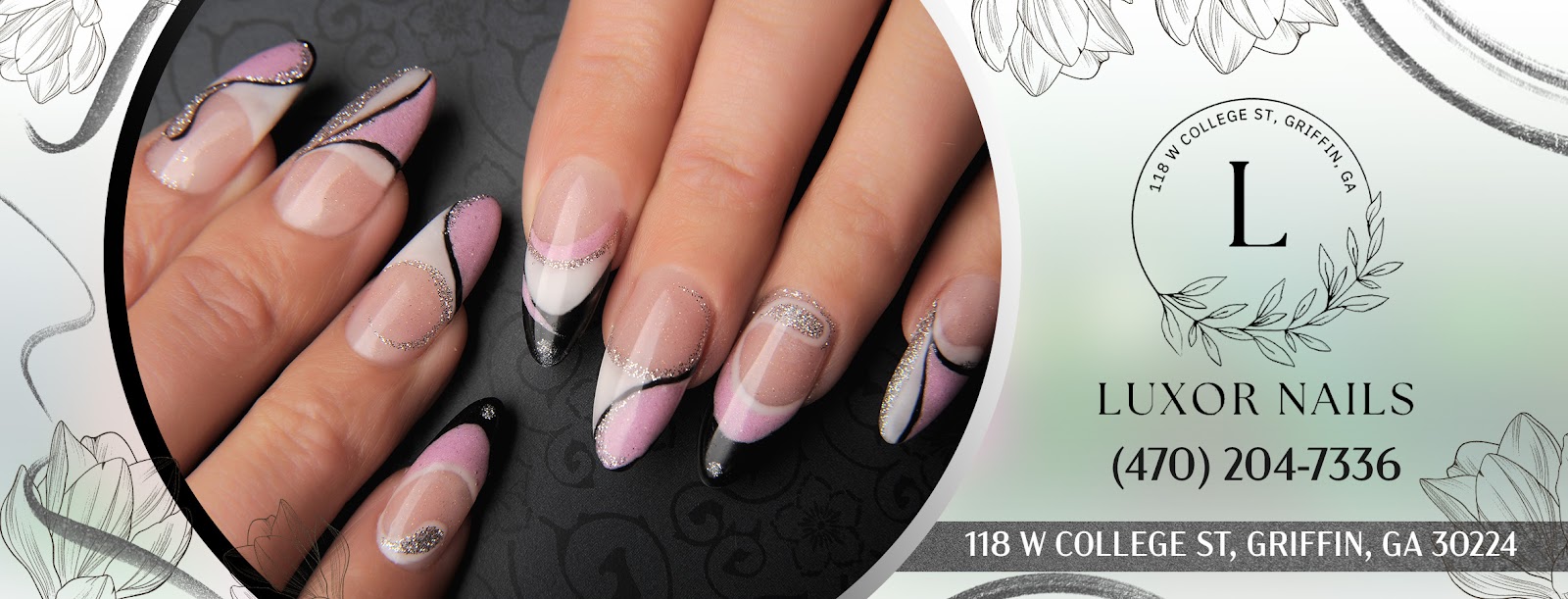 Luxor Nails logo